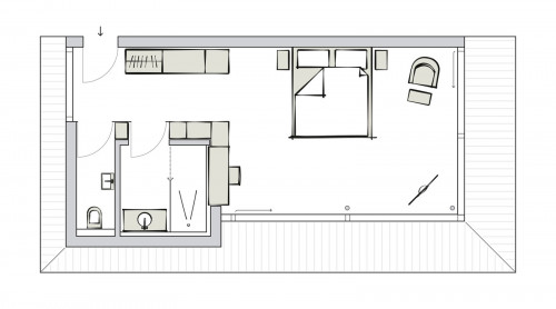 Grundriss Junior Suite